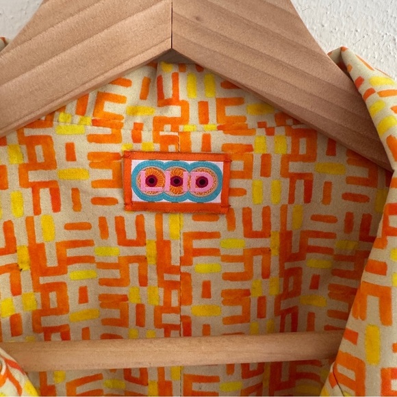 LHD Casitas Mini Dress Yellow Abstract 8 - Picture 2 of 14